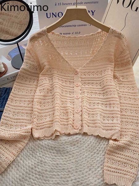 women's sweaters kimotimo women vest 2022 summer long sleeves hollow out solid sweater korean fashion simple vhals casual knitted vests, White;black
women's sweaters kimotimo women vest 2022 summer long sleeves hollow out solid sweater korean fashion simple vhals casual knitted vests, White;black