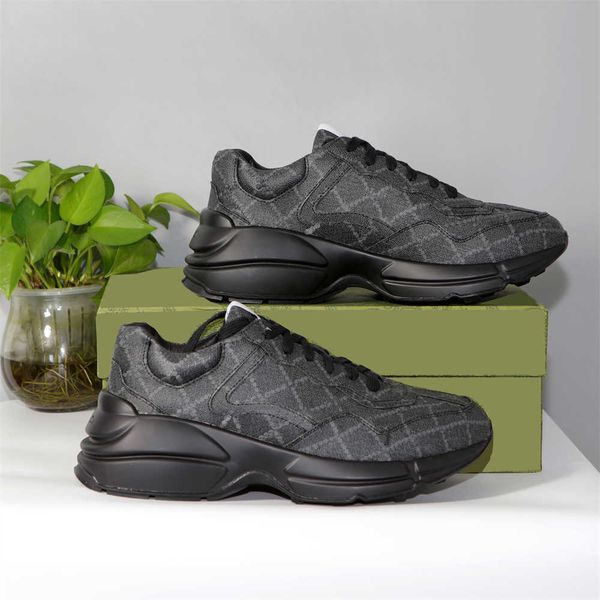 designer sneakers rhyton casual shoes men women vintage daddy sneaker brand lady luxury runner trainers chaussures multicolor platf, Black
designer sneakers rhyton casual shoes men women vintage daddy sneaker brand lady luxury runner trainers chaussures multicolor platf, Black
