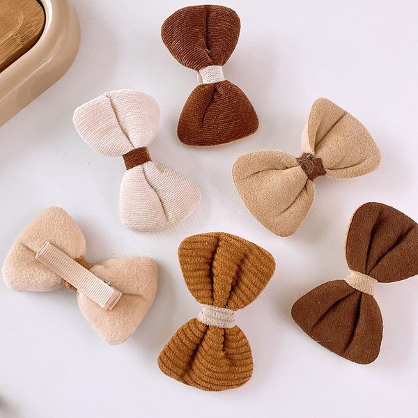 korean barrettes for baby girl coffee corduroy big bow hairpins lovely cute bang side clip baby hair accessories, Slivery;white
korean barrettes for baby girl coffee corduroy big bow hairpins lovely cute bang side clip baby hair accessories, Slivery;white