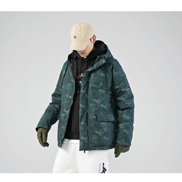 men's down parkas streetwear men green hooded keep warm down jacket fashion comfortable cotton clothes versatile outerwear winter femal, Black
men's down parkas streetwear men green hooded keep warm down jacket fashion comfortable cotton clothes versatile outerwear winter femal, Black