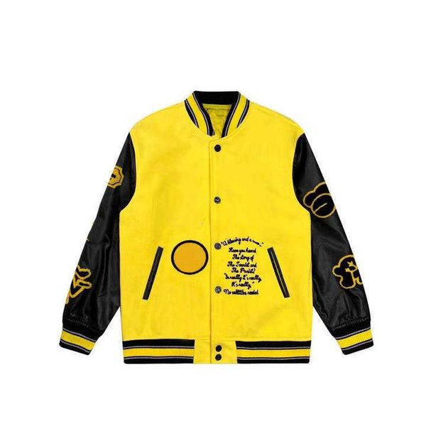 mens designer jacket baseball jacket letter stitching embroidery autumn winter men's loose casual coat, Black;brown
mens designer jacket baseball jacket letter stitching embroidery autumn winter men's loose casual coat, Black;brown