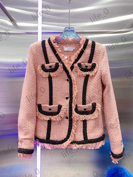 fashion brand womens jackets contrasting stripes adorn fake pockets long sleeve macrame coats warm designer jacket women, Black;brown
fashion brand womens jackets contrasting stripes adorn fake pockets long sleeve macrame coats warm designer jacket women, Black;brown