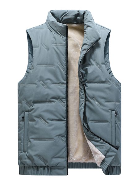 men's vests winter fleece lined warm vest stand collar zip pockets sleeveless gilet jacket thermal slim waistcoat thick coat 221129, Black;white
men's vests winter fleece lined warm vest stand collar zip pockets sleeveless gilet jacket thermal slim waistcoat thick coat 221129, Black;white
