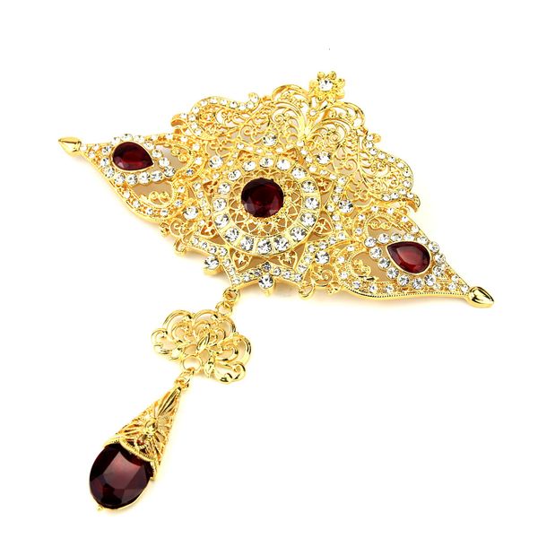 pins brooches sunspicems big morocco caftan 18k gold color algeria flower bride hollow arabic crystal wedding jewelry 221128, Gray
pins brooches sunspicems big morocco caftan 18k gold color algeria flower bride hollow arabic crystal wedding jewelry 221128, Gray