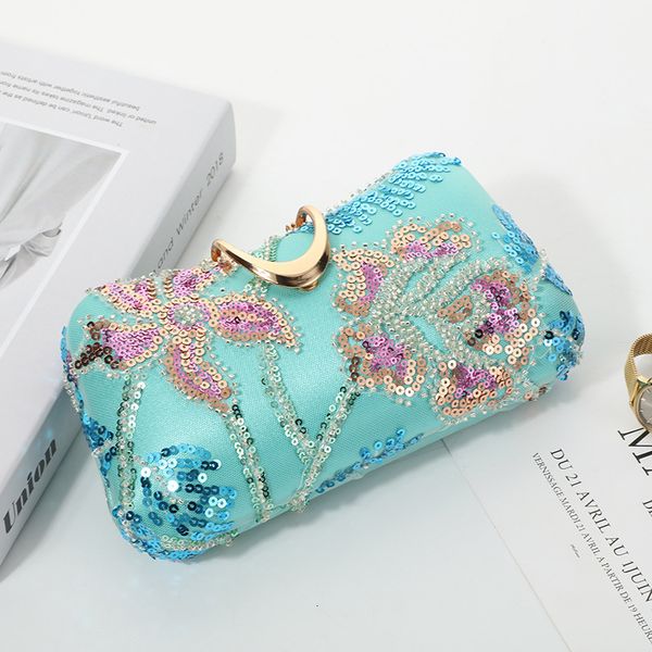 evening bags vintage elegant womens handbags fashion simple sequin flower wedding party clutches bridal shoulder chain 221128
evening bags vintage elegant womens handbags fashion simple sequin flower wedding party clutches bridal shoulder chain 221128