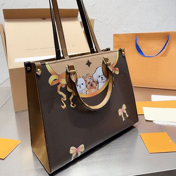 women tote bag shoulder bags crossbody handbag purse graffiti dog classical letters printing large capacity shopping pocket adjustable strap
women tote bag shoulder bags crossbody handbag purse graffiti dog classical letters printing large capacity shopping pocket adjustable strap
