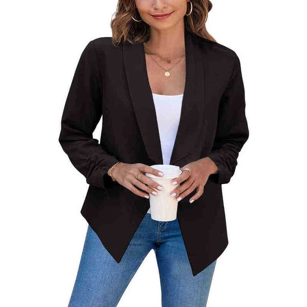 suit women black blazers spring 2022 female summer blazer office lady nine quar, White;black
suit women black blazers spring 2022 female summer blazer office lady nine quar, White;black