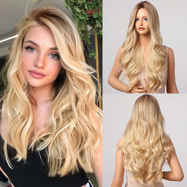 headwear hair accessories long curly ombre blonde middle parting synthetic high temperature fiber hair wigs for black white women
headwear hair accessories long curly ombre blonde middle parting synthetic high temperature fiber hair wigs for black white women