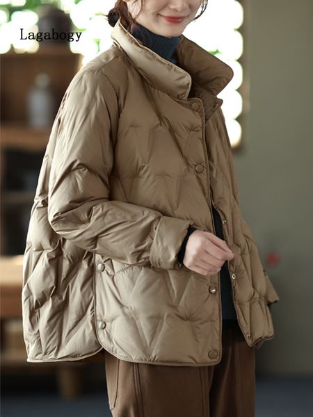 women's down parkas lagabogy autumn winter women singlebreasted warm short puffer coat female 90 white duck down jacket parka snow outw, Black
women's down parkas lagabogy autumn winter women singlebreasted warm short puffer coat female 90 white duck down jacket parka snow outw, Black