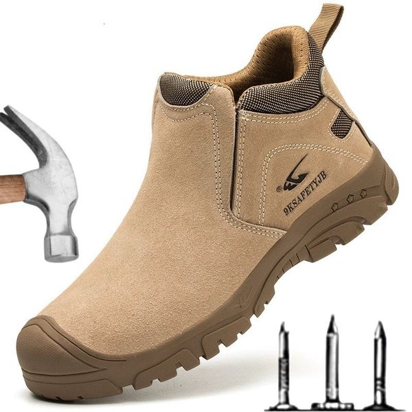 boots men's labor protection shoes breathable nonslip cattle back down work shoes antihit antipuncture and oil resistant 221129, Black
boots men's labor protection shoes breathable nonslip cattle back down work shoes antihit antipuncture and oil resistant 221129, Black
