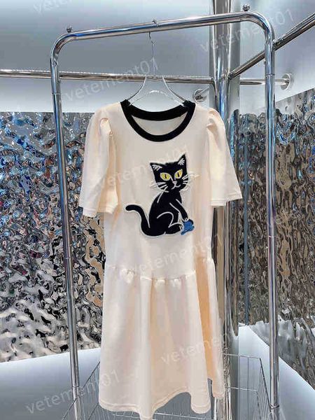designer women dresses fashion brand cartoon figure print round neck short sleeve polo dress luxury summer womens party dresses, Black;gray
designer women dresses fashion brand cartoon figure print round neck short sleeve polo dress luxury summer womens party dresses, Black;gray