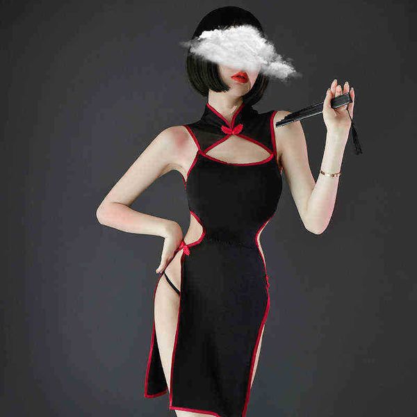 nxy underwear women qipao high split chinese dress retro hollow backless temptation cheongsam modern see through cosplay uniform dress 22050, Red;black
nxy underwear women qipao high split chinese dress retro hollow backless temptation cheongsam modern see through cosplay uniform dress 22050, Red;black