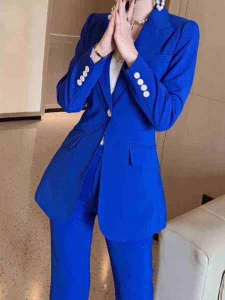 new elegant formal women fashion casual blazer pantsuits office vintage slim business two pieces set femme pants suit j220813, White;black
new elegant formal women fashion casual blazer pantsuits office vintage slim business two pieces set femme pants suit j220813, White;black