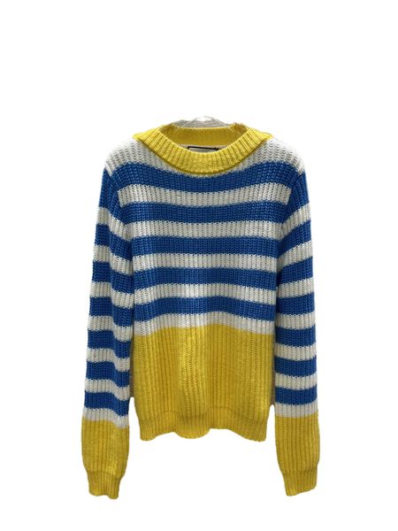the latest off the collar striped stitch fashion in early spring vintage literary style striped sweater, White;black
the latest off the collar striped stitch fashion in early spring vintage literary style striped sweater, White;black