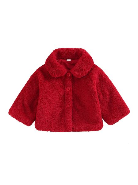 coat baby girl red plush jacket long sleeve warm fuzzy velvet shaggy button down fall winter thermal jacket coat outwear 221128, Blue;gray
coat baby girl red plush jacket long sleeve warm fuzzy velvet shaggy button down fall winter thermal jacket coat outwear 221128, Blue;gray