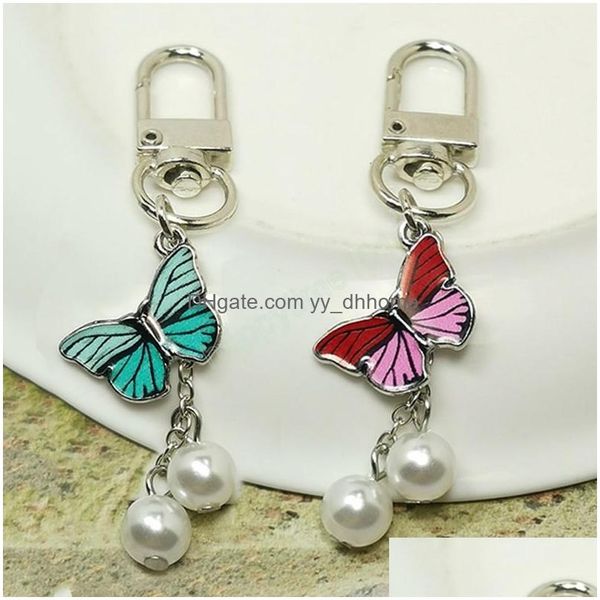 key rings colorf butterfly keychain insects car pearl hanging key rings women bag accessories jewelry gifts diy pendant ring drop del dh1c5, Slivery;golden
key rings colorf butterfly keychain insects car pearl hanging key rings women bag accessories jewelry gifts diy pendant ring drop del dh1c5, Slivery;golden
