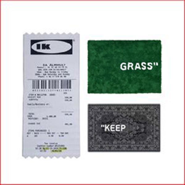 Image of Tide Keep Carpet Green Grass Mat Selling Stuff Receipt Rug Ticket Carpets Soft