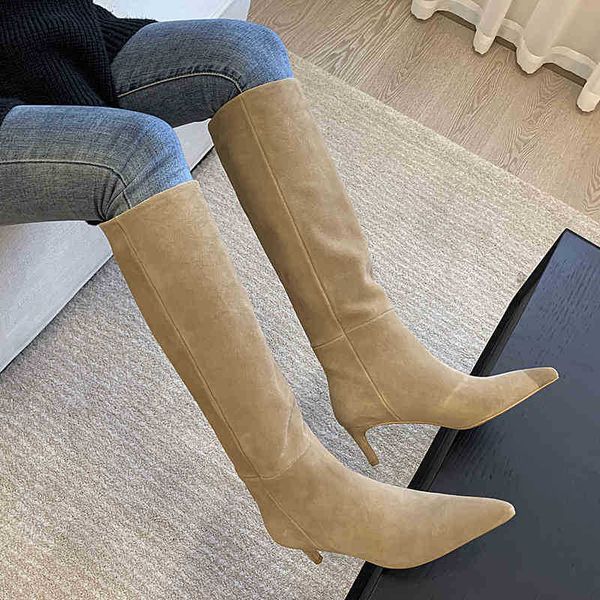 boots arden furtado 2021 autumn winter fashion women's shoes pointed head stilettos heels slip-on knee high boots ladies 220906, Black
boots arden furtado 2021 autumn winter fashion women's shoes pointed head stilettos heels slip-on knee high boots ladies 220906, Black