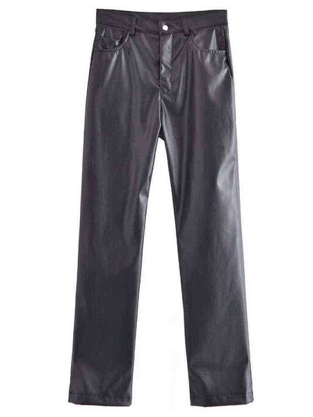 smld vintage women pu leather straight pants 2022 new fashion elegant female loose pants streetwear bags casual chic j220813, White;black
smld vintage women pu leather straight pants 2022 new fashion elegant female loose pants streetwear bags casual chic j220813, White;black