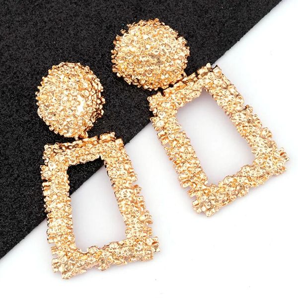 vintage big metal drop dangle earrings charm for women geometric trapezoidal wedding party jewelry gold color large statement earrings, Golden
vintage big metal drop dangle earrings charm for women geometric trapezoidal wedding party jewelry gold color large statement earrings, Golden