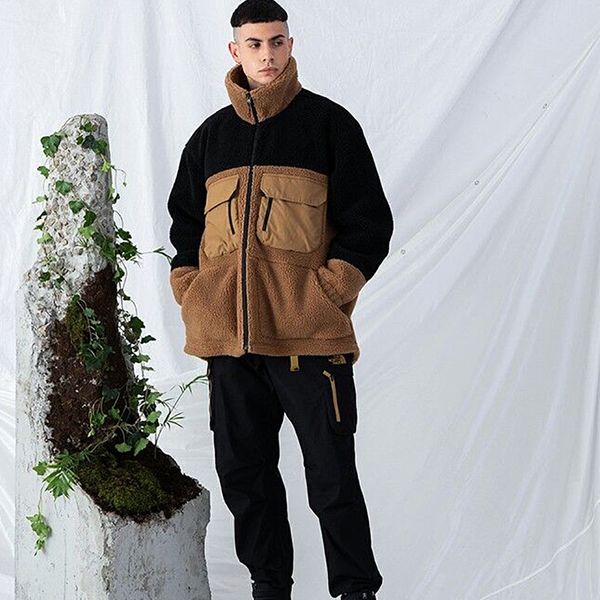 men women designer jackets for cold winter outdoor warmer lambs wool embroidery logo patchwork color collision coat fashion casual street lo, Black;brown
men women designer jackets for cold winter outdoor warmer lambs wool embroidery logo patchwork color collision coat fashion casual street lo, Black;brown