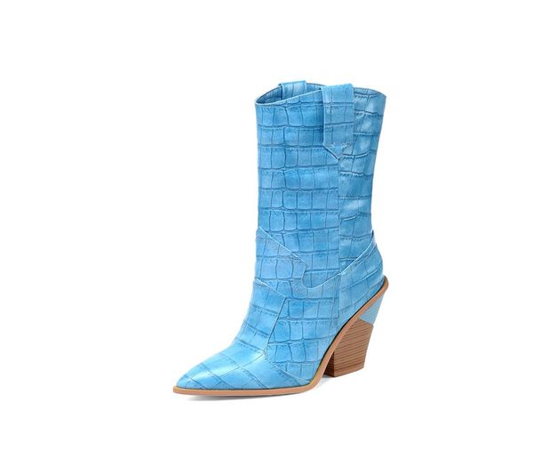 2021 british style genuine leather cowboy boots women high heel blue snake print western cowgirl shoes pointed toe fashion eur siz5453603, Black
2021 british style genuine leather cowboy boots women high heel blue snake print western cowgirl shoes pointed toe fashion eur siz5453603, Black