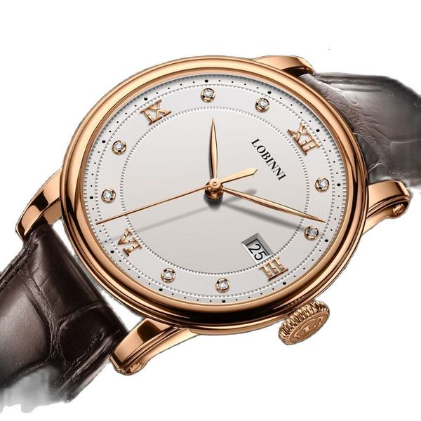 wristwatches switzerland luxury brand lobinni 7 mm ultra thin japan quartz men s watches sapphire waterproof diamond couples clock l3012m 22, Slivery;brown
wristwatches switzerland luxury brand lobinni 7 mm ultra thin japan quartz men s watches sapphire waterproof diamond couples clock l3012m 22, Slivery;brown