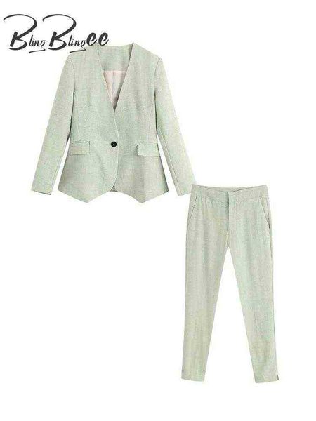 blingblingee 2022 spring woman met office lady coat suits single button slim green blazers ankle pants female 2 piece sets j220813, White;black
blingblingee 2022 spring woman met office lady coat suits single button slim green blazers ankle pants female 2 piece sets j220813, White;black