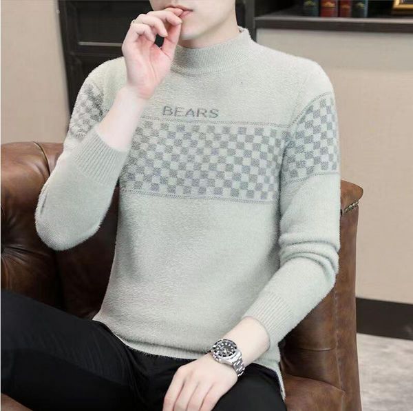 men's sweaters mink designer luxury new fashion knit streetwear pullover sweater casual jumper mens clothes, White;black
men's sweaters mink designer luxury new fashion knit streetwear pullover sweater casual jumper mens clothes, White;black