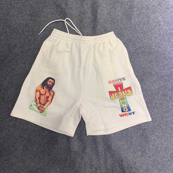 men's shorts summer trousers jesus is king high street men women foam printing casual shorts men t221129 t221129, White;black
men's shorts summer trousers jesus is king high street men women foam printing casual shorts men t221129 t221129, White;black