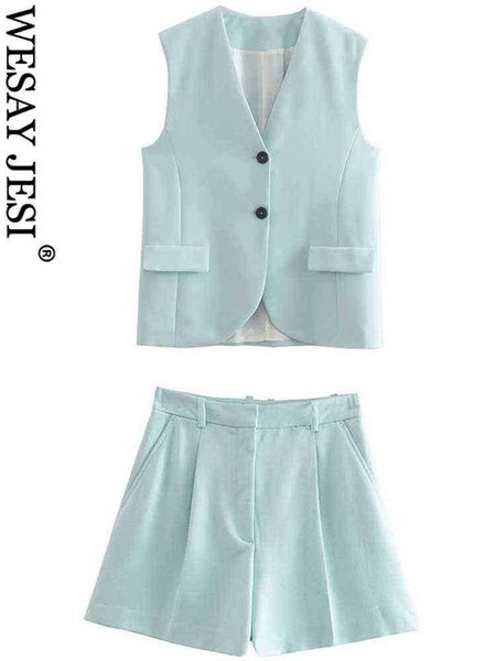 suit wesay jesi two button vest casual shorts women two piece set blue commuter, White;black
suit wesay jesi two button vest casual shorts women two piece set blue commuter, White;black