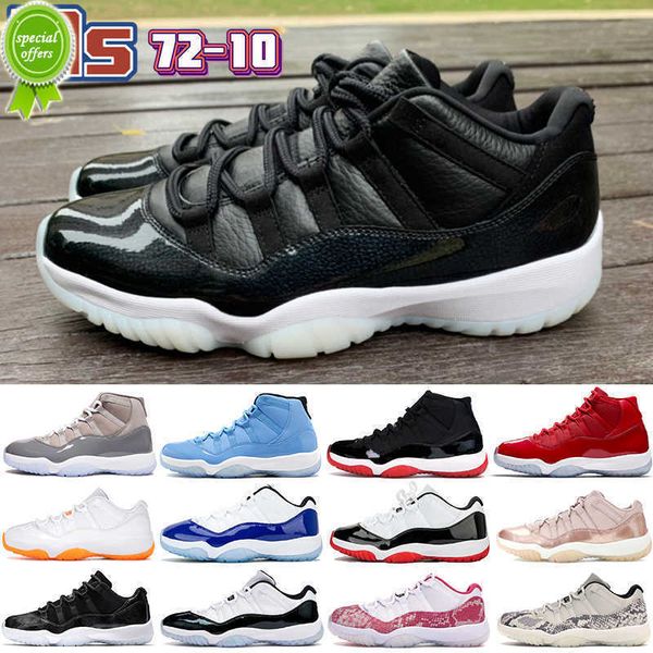 2022 low 72-10 11 cool grey 11s basketball shoes boots 25th anniversary white concord bred pantone legend blue space jam citrus mens, Black
2022 low 72-10 11 cool grey 11s basketball shoes boots 25th anniversary white concord bred pantone legend blue space jam citrus mens, Black