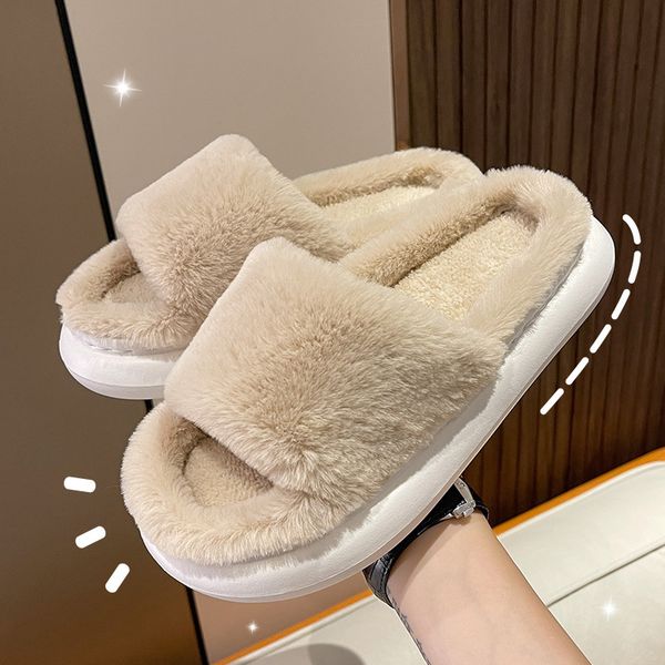 slippers fur women couple winter indoor thick bottom opening eva soft cotton home solid color plush slipper 221128, Black
slippers fur women couple winter indoor thick bottom opening eva soft cotton home solid color plush slipper 221128, Black