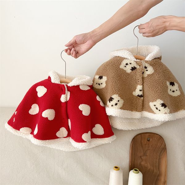 coat 3801e baby cloak winter korean baby boys and girls full of love bear double thick lambswool cloak warm outerwear 221128, Blue;gray
coat 3801e baby cloak winter korean baby boys and girls full of love bear double thick lambswool cloak warm outerwear 221128, Blue;gray