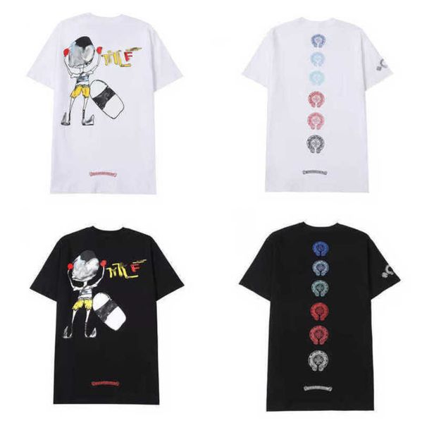luxury men's fashion t shirt ch brand tees men women sanskrit letter short sleeve horseshoe couple t-shirts designer polos tshirts cro, White;black
luxury men's fashion t shirt ch brand tees men women sanskrit letter short sleeve horseshoe couple t-shirts designer polos tshirts cro, White;black