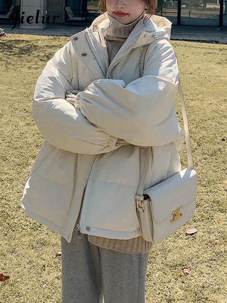 women's down parkas jielur solid color cotton padded winter clothes for women korean fashion loose bread jacket thick yellow white park, Black
women's down parkas jielur solid color cotton padded winter clothes for women korean fashion loose bread jacket thick yellow white park, Black