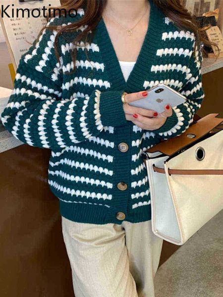 women's sweaters kimotimo samll scent striped knitted vest women 2022 autumn new long sleeve sweater korean chic loose lazy vneck vests, White;black
women's sweaters kimotimo samll scent striped knitted vest women 2022 autumn new long sleeve sweater korean chic loose lazy vneck vests, White;black