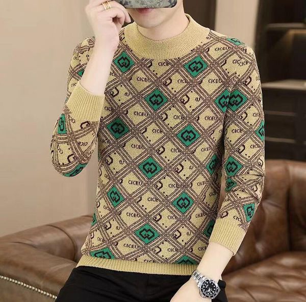 designer men's sweaters new winter casual turtleneck pullover striped sweater korean style fashion warm knitted sweater, White;black
designer men's sweaters new winter casual turtleneck pullover striped sweater korean style fashion warm knitted sweater, White;black