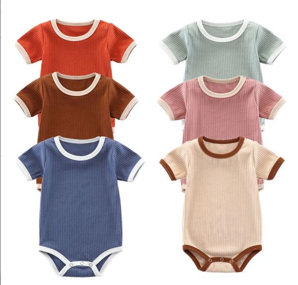 ins summer baby kids clothing summer rompers o-neck short sleeve multi colors 100% cotton, Blue
ins summer baby kids clothing summer rompers o-neck short sleeve multi colors 100% cotton, Blue