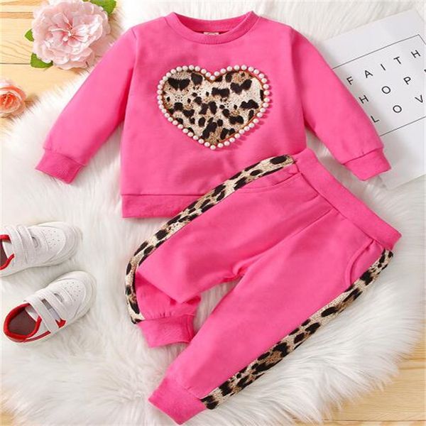 fashion kids baby girls clothes set autumn winter children leopard tracksuits long sleeve hoodies sweatshirts pants infant toddler outfits, White
fashion kids baby girls clothes set autumn winter children leopard tracksuits long sleeve hoodies sweatshirts pants infant toddler outfits, White