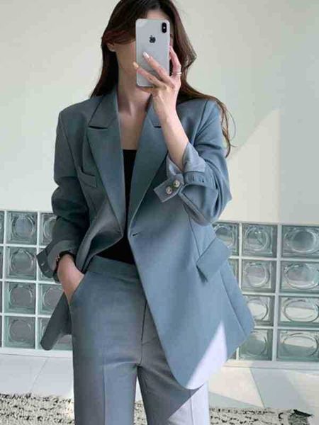 spring summer set woman 2 pieces blazer pantsuit jacket female slim fashion business workwear j220813, White;black
spring summer set woman 2 pieces blazer pantsuit jacket female slim fashion business workwear j220813, White;black