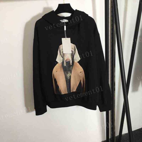 luxury womens hoodies dog letter print long sleeve hooded casual sweatshirt fashion brand designer women sweatshirts 0912, Black
luxury womens hoodies dog letter print long sleeve hooded casual sweatshirt fashion brand designer women sweatshirts 0912, Black