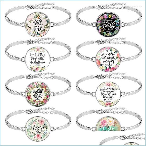 charm bracelets 8 pcs/pack bible verse bracelet sier color 25mm art glass dome scripture christian jewelry faith gift drop d dhgarden dhtlk, Golden;silver
charm bracelets 8 pcs/pack bible verse bracelet sier color 25mm art glass dome scripture christian jewelry faith gift drop d dhgarden dhtlk, Golden;silver