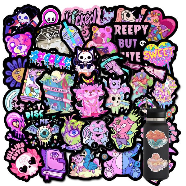 50pcs colorful gothic skull vinyl stickers book lapguitar motorcycle luggage skateboard diy decorative decal
50pcs colorful gothic skull vinyl stickers book lapguitar motorcycle luggage skateboard diy decorative decal