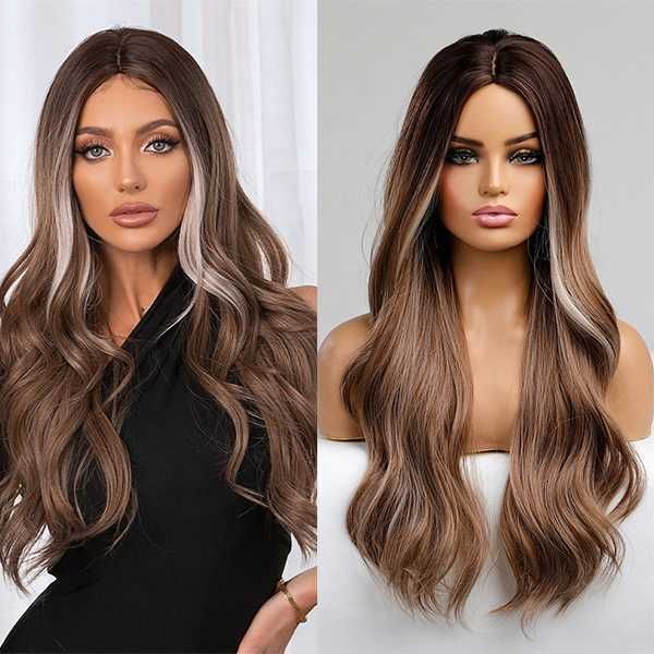 headwear hair accessories bvr wholale wig synthetic hair heat ristant fiber long wavy brown mixed synthetic wigs for daily
headwear hair accessories bvr wholale wig synthetic hair heat ristant fiber long wavy brown mixed synthetic wigs for daily