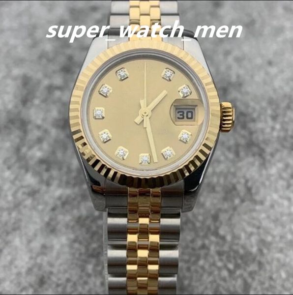 3 style women's watches factory sales automatic movement 26mm ladies ss/18kt gold silver diamond jubilee bracelet 179173 with box/paper, Slivery;brown
3 style women's watches factory sales automatic movement 26mm ladies ss/18kt gold silver diamond jubilee bracelet 179173 with box/paper, Slivery;brown