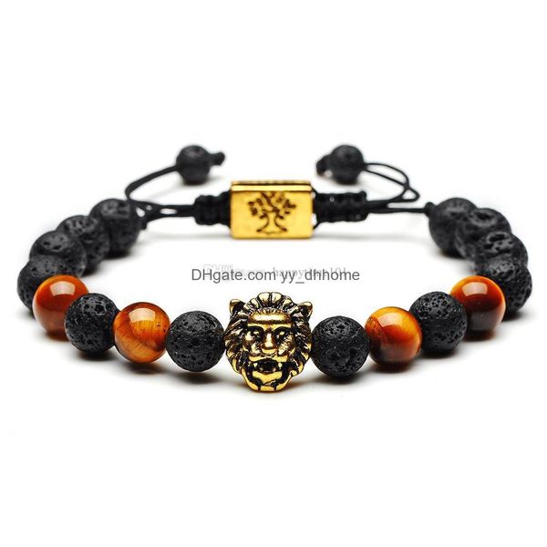 charm bracelets 8mm black lava tiger eye stone bracelets diy aromatherapy essential oil diffuser bracelet lion head tree charms wove dhzdc, Golden;silver
charm bracelets 8mm black lava tiger eye stone bracelets diy aromatherapy essential oil diffuser bracelet lion head tree charms wove dhzdc, Golden;silver