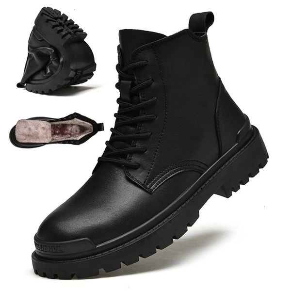 boots genuine leather boots men winter warm snow ankle boots man quality outdoor shoes leisure walking shoes big size 3848 221128, Black
boots genuine leather boots men winter warm snow ankle boots man quality outdoor shoes leisure walking shoes big size 3848 221128, Black