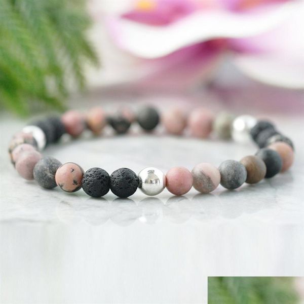 beaded 6mm pink rhodochrosite diffuser bracelet essential oil aromatherapy jewelry heart chakra lava rock drop delivery brace dhgarden dhtpc, Black
beaded 6mm pink rhodochrosite diffuser bracelet essential oil aromatherapy jewelry heart chakra lava rock drop delivery brace dhgarden dhtpc, Black