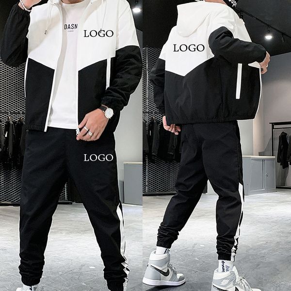 men's tracksuits custom men tracksuit jacketpants fashion harajuku sportswear homme jogging set streetwear 221129, Gray
men's tracksuits custom men tracksuit jacketpants fashion harajuku sportswear homme jogging set streetwear 221129, Gray